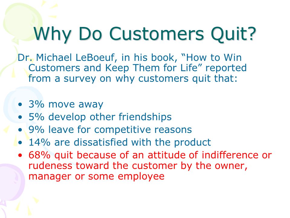 Customer service power point presentations quit